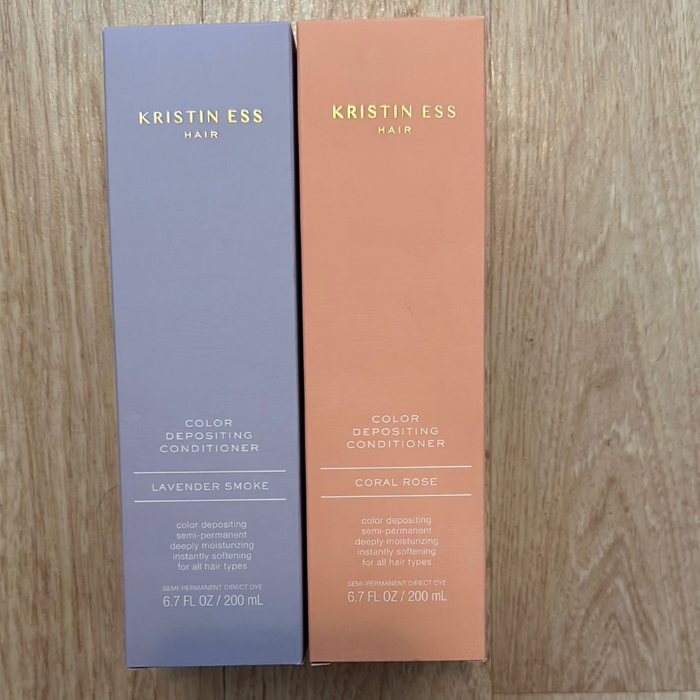 Hair Color Depositing Conditioner - Lavender Smoke and Coral Rose